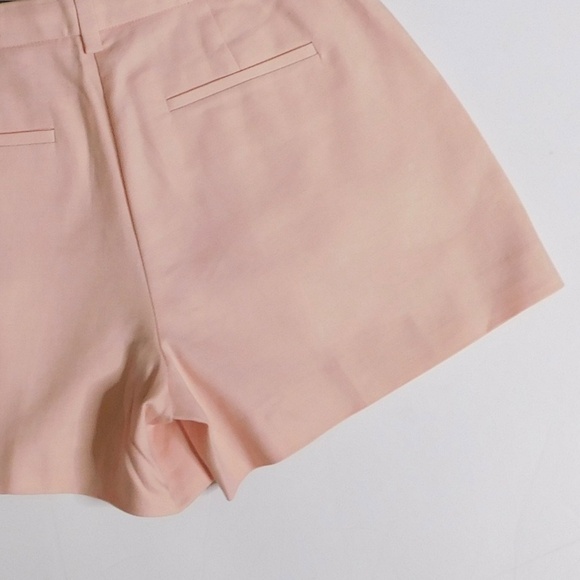 NWT!! J. CREW Lucia Short Stretch Linen Blend Ballet Slipper Pink Shorts Size 4 - Picture 11 of 16